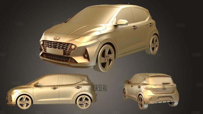 Hyundai i10 2020 stl model for CNC